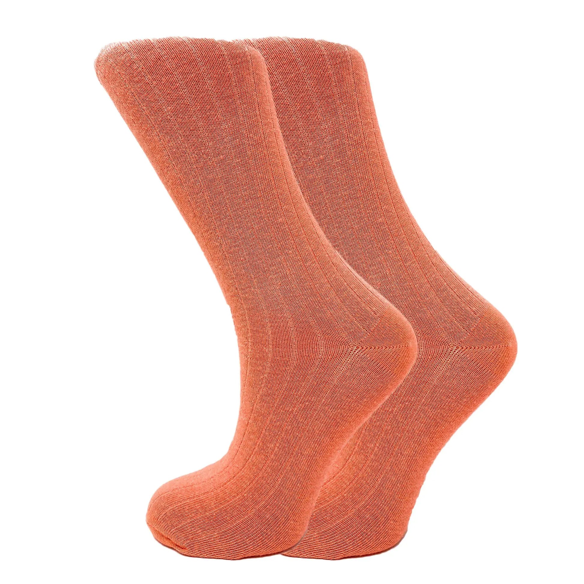 Mid-Calf Length Women's Crew Socks 3 Pairs Casual Cotton Soft and Breathable