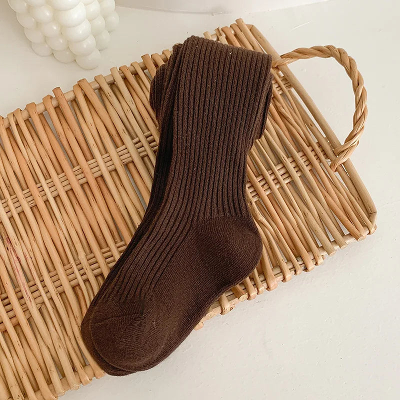 Baby Tights Spring Autumn Solid Color Cotton Girls Pantyhose Baby Leggings Kids Children Tights Stockings 1-9Years Baby Clothes