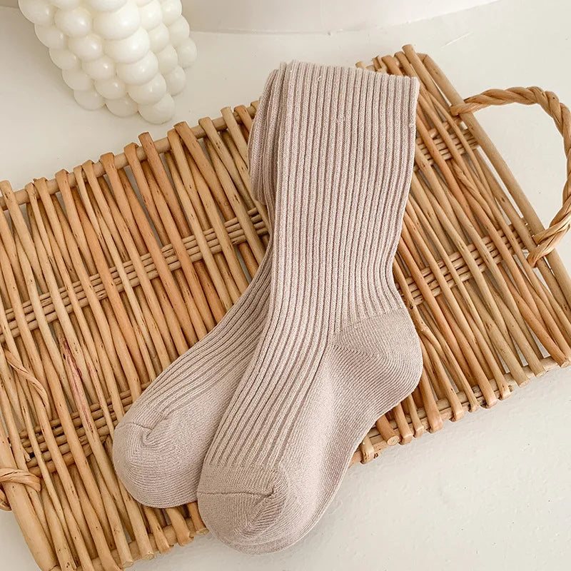 Baby Tights Spring Autumn Solid Color Cotton Girls Pantyhose Baby Leggings Kids Children Tights Stockings 1-9Years Baby Clothes