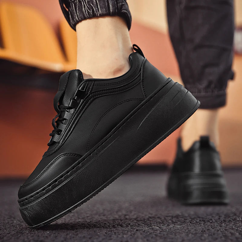 2025 Men Shoes Platform Casual Shoes for Men New Comfortable Sneakers Lightweight Walking White Men Shoes Tenis Masculino 39-44