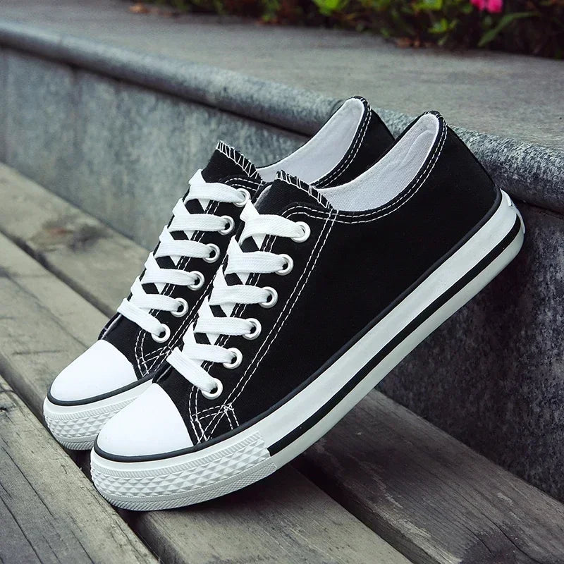 2025 Men Shoes Lace-up Athletic Summer Leisure Sneaker Fashion Breathable High Top Canvas Vulcanized Shoes Zapatos De Hombre