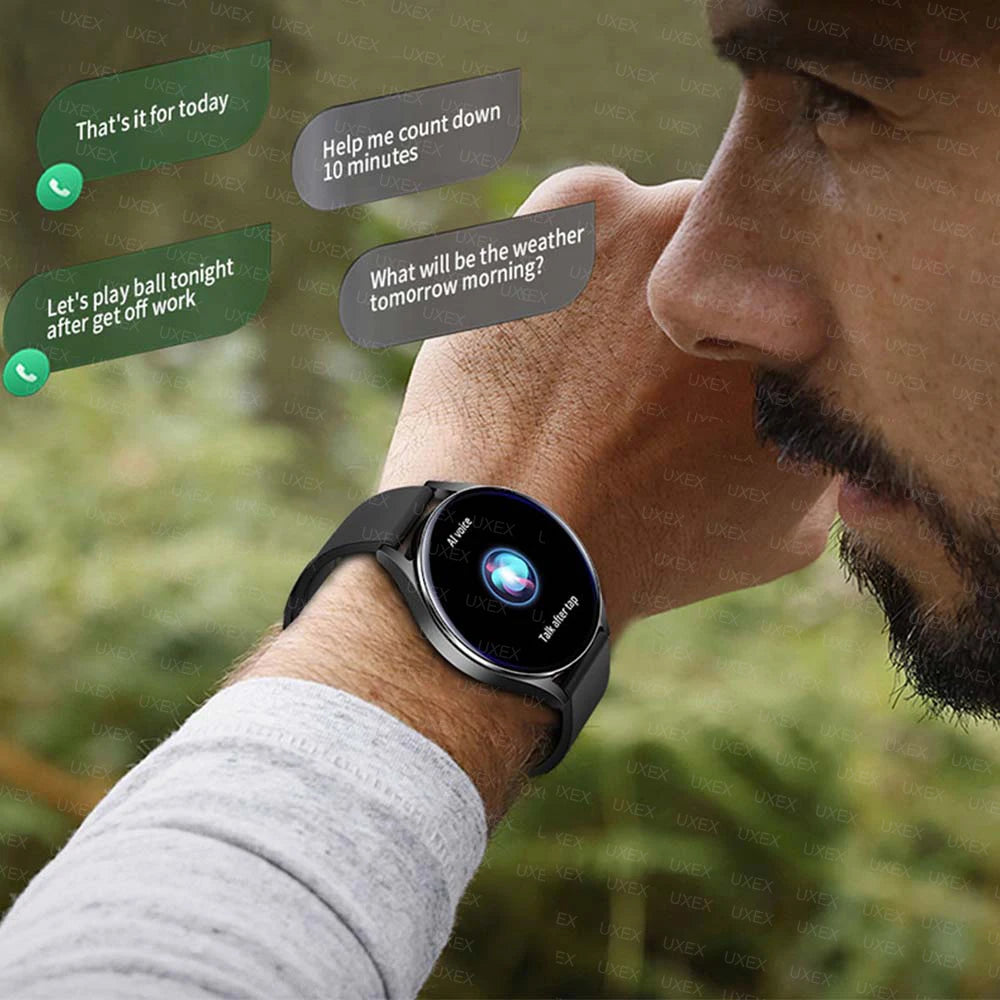 Fashion Smart Watch Plus 1.32" Screen For Men's And Women's Bluetooth Call Arterial Pressure Blood Oxygen Business Watches 2025