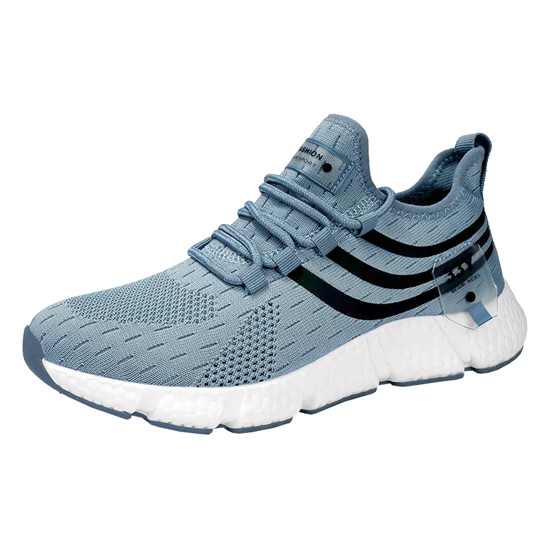 Men's Shoes Sports Shoes 2025 Summer New Mesh Breathable Running Shoes Soft Sole Shock-absorbing Running Shoes Lightweight Shoes