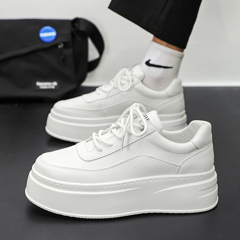 2025 Men Shoes Platform Casual Shoes for Men New Comfortable Sneakers Lightweight Walking White Men Shoes Tenis Masculino 39-44