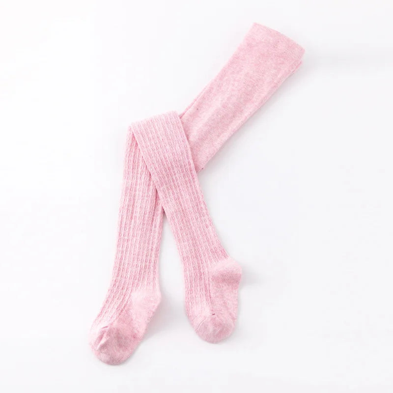 0 to 8 Years Autumn Solid Color Tights for Girls Combed Cotton Tights for Kids 6 Colors White Toddlers Pantyhose Baby Tights