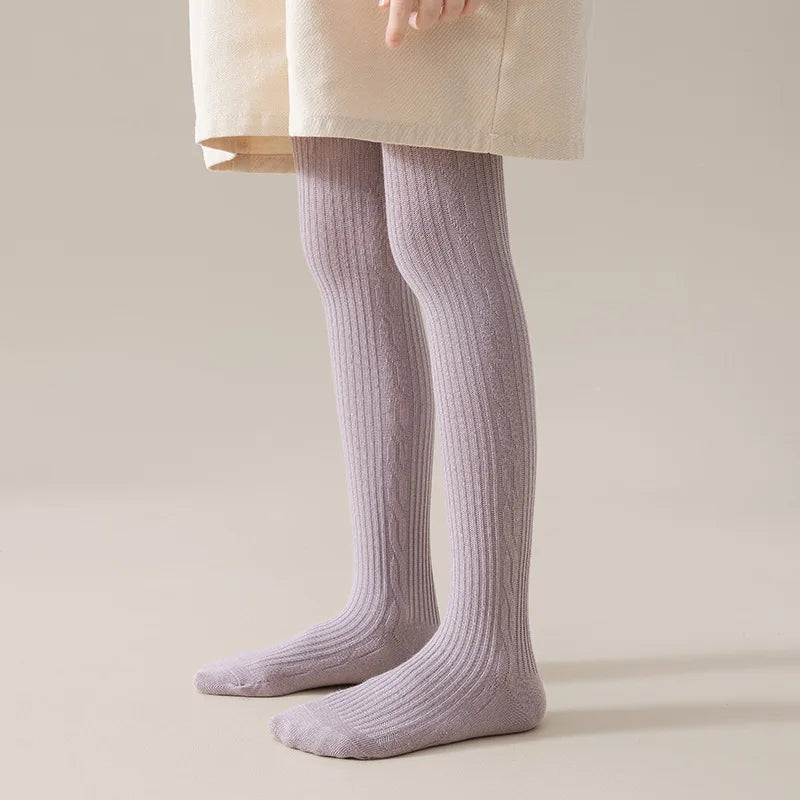 0-12 Years Cute Kids Girls Cotton Tights Spring Autumn Winter Cotton Stocking Breathable Pantyhose For Toddler Girls
