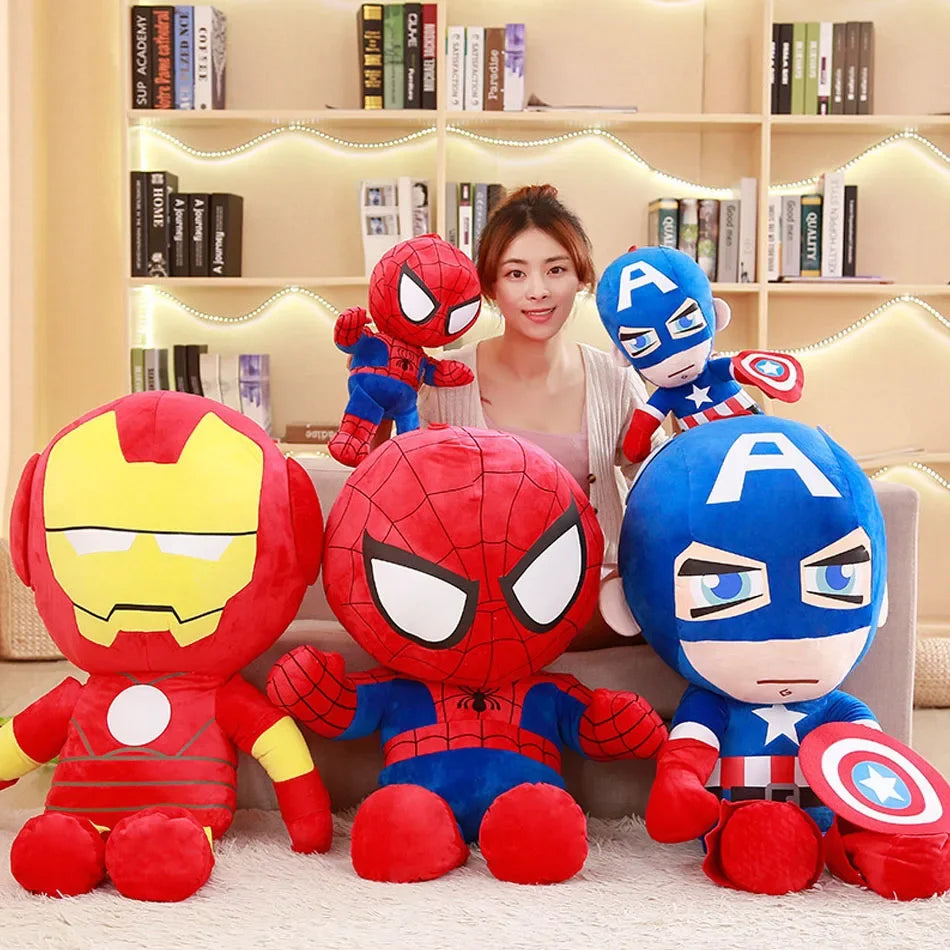 20-30cm Spiderman Plush Toy Soft Stuffed Cartoon Stuffed Doll Large Plush Boy Cloth Doll Pillow Kid Christmas Gift