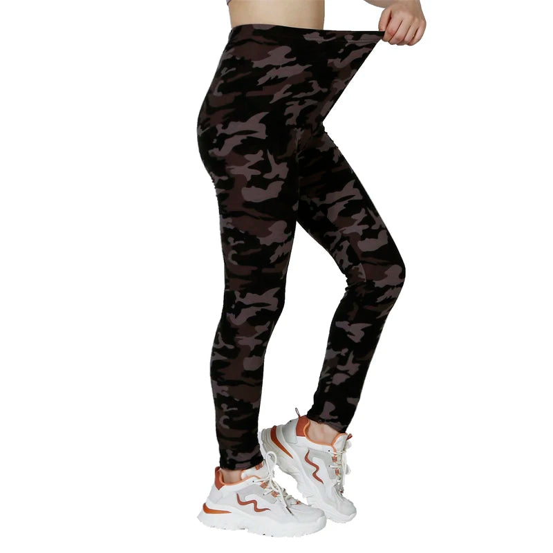 Camo Light Coffee WOMEN'S Leggings