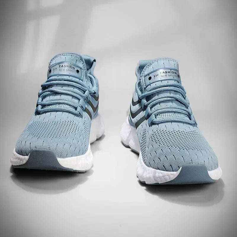 Men's Shoes Sports Shoes 2025 Summer New Mesh Breathable Running Shoes Soft Sole Shock-absorbing Running Shoes Lightweight Shoes
