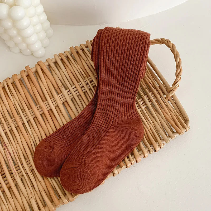 Baby Tights Spring Autumn Solid Color Cotton Girls Pantyhose Baby Leggings Kids Children Tights Stockings 1-9Years Baby Clothes