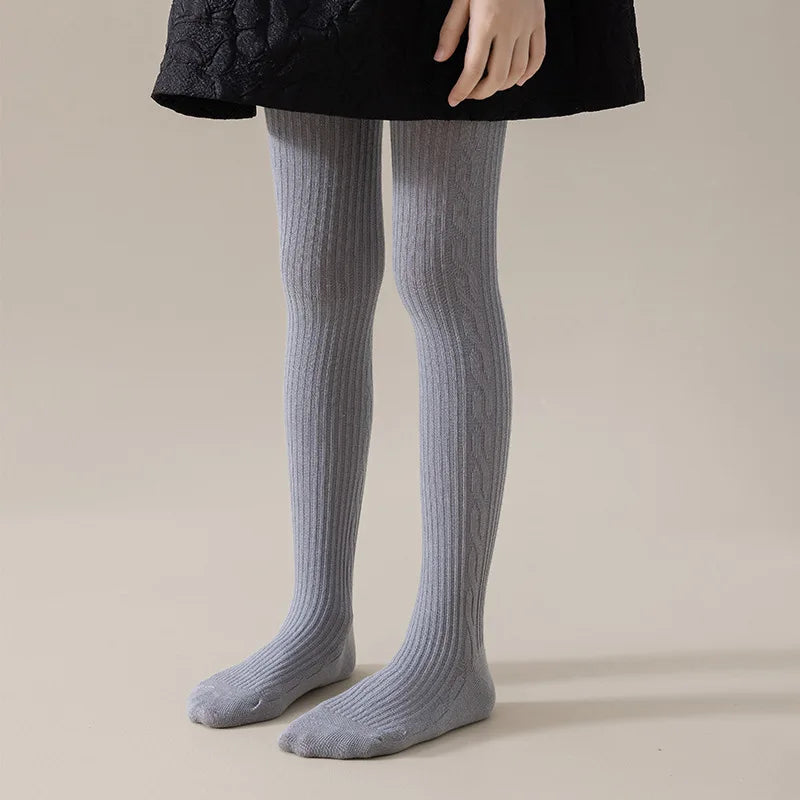 0-12 Years Cute Kids Girls Cotton Tights Spring Autumn Winter Cotton Stocking Breathable Pantyhose For Toddler Girls