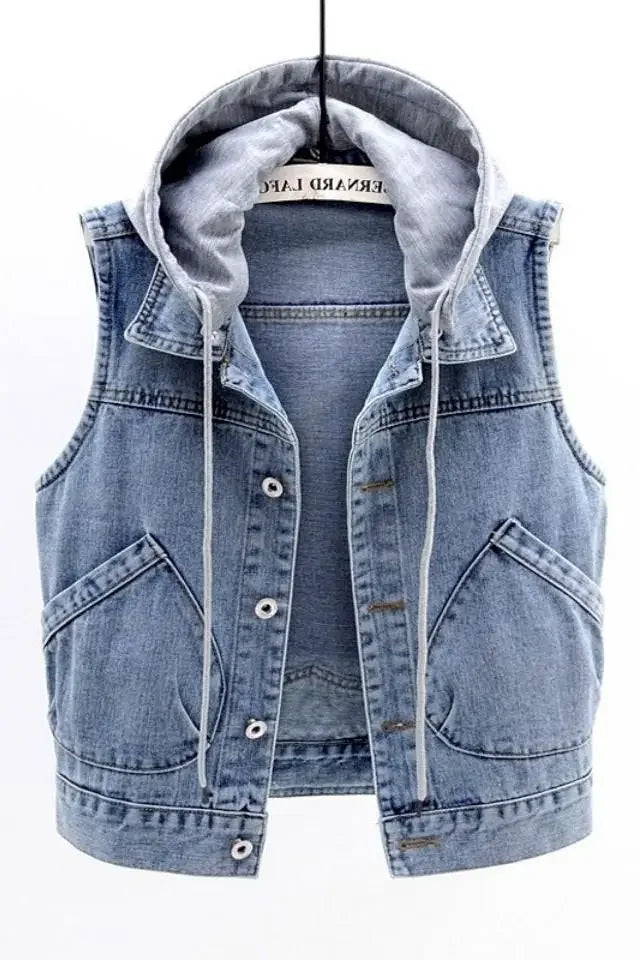 New Denim Vest Women's Spring Autumn Clothes
