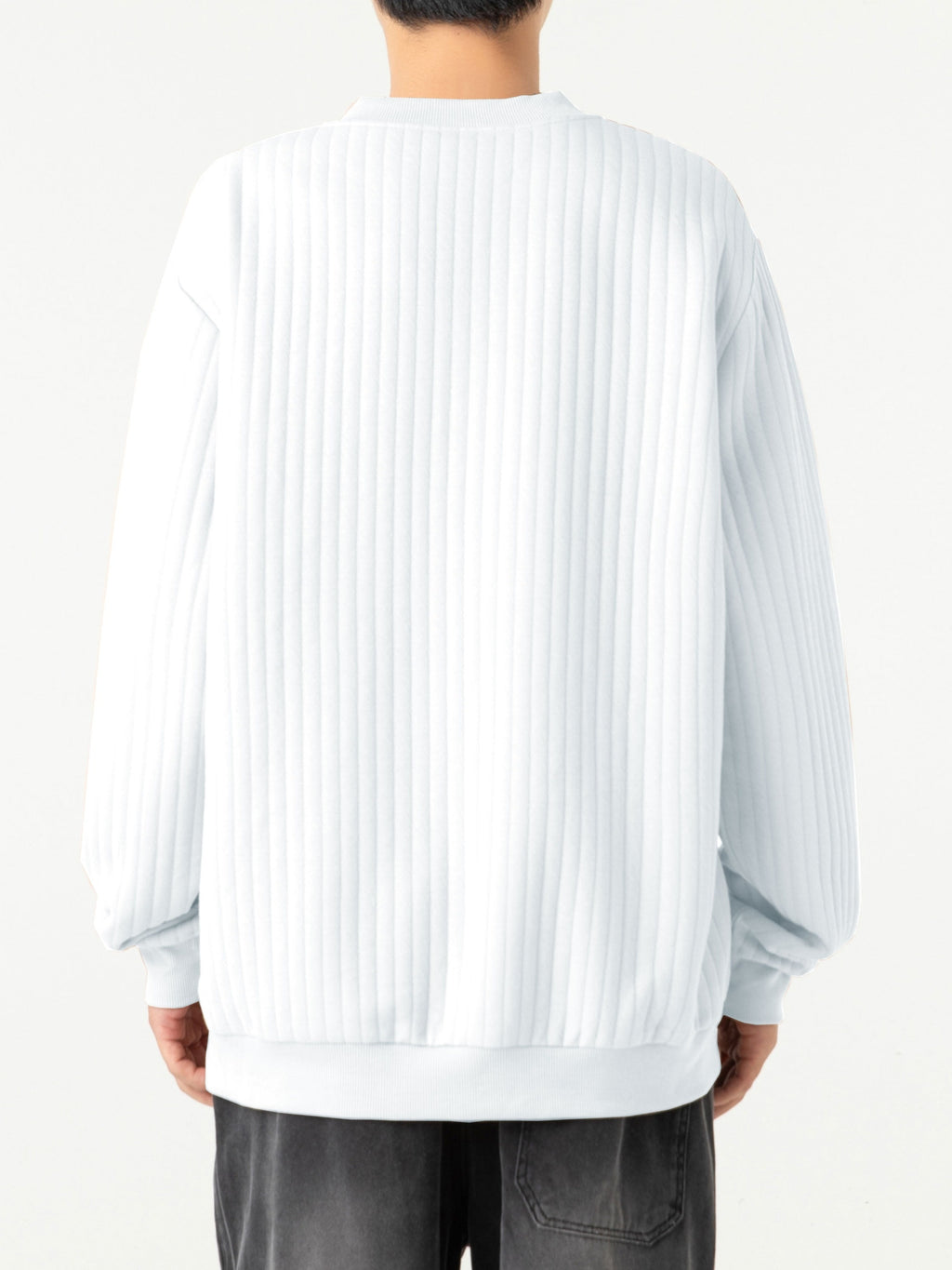 Mens Ultra-Soft Solid Knitted Ribbed Sweater - Thermal Insulation, Flexible Stretch, Classic V Neck, Easy Pullover - Designed for Men, Perfect for Fall and Winter Seasons