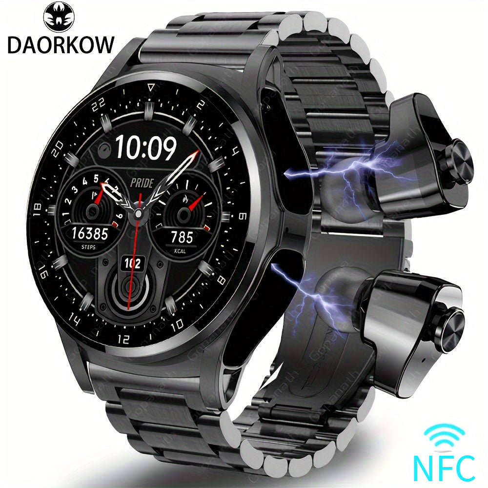 2023 Two-in-one TWS BT Headset Smart Watch - Multi-dial Sports Fitness NFC Call Music Men's and Ladies