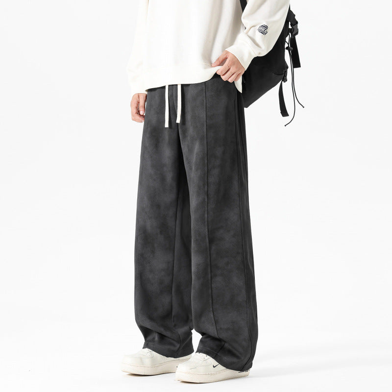 Men's Retro Casual Loose Wide-Leg Pants 