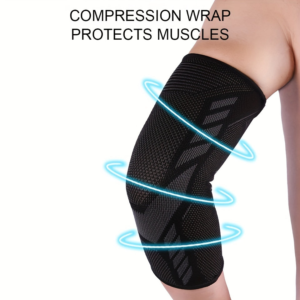 1pc Elbow Brace for Tendonitis, Arthritis, Workouts, Weightlifting, Tennis & Golf Elbow - Compression Support Sleeve - Fits Men & Women (99.21-187.39LB)