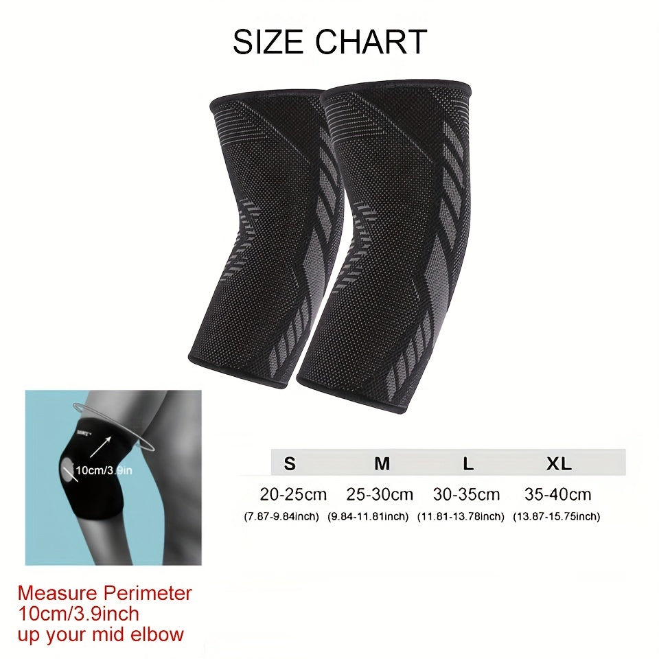 1pc Elbow Brace for Tendonitis, Arthritis, Workouts, Weightlifting, Tennis & Golf Elbow - Compression Support Sleeve - Fits Men & Women (99.21-187.39LB)