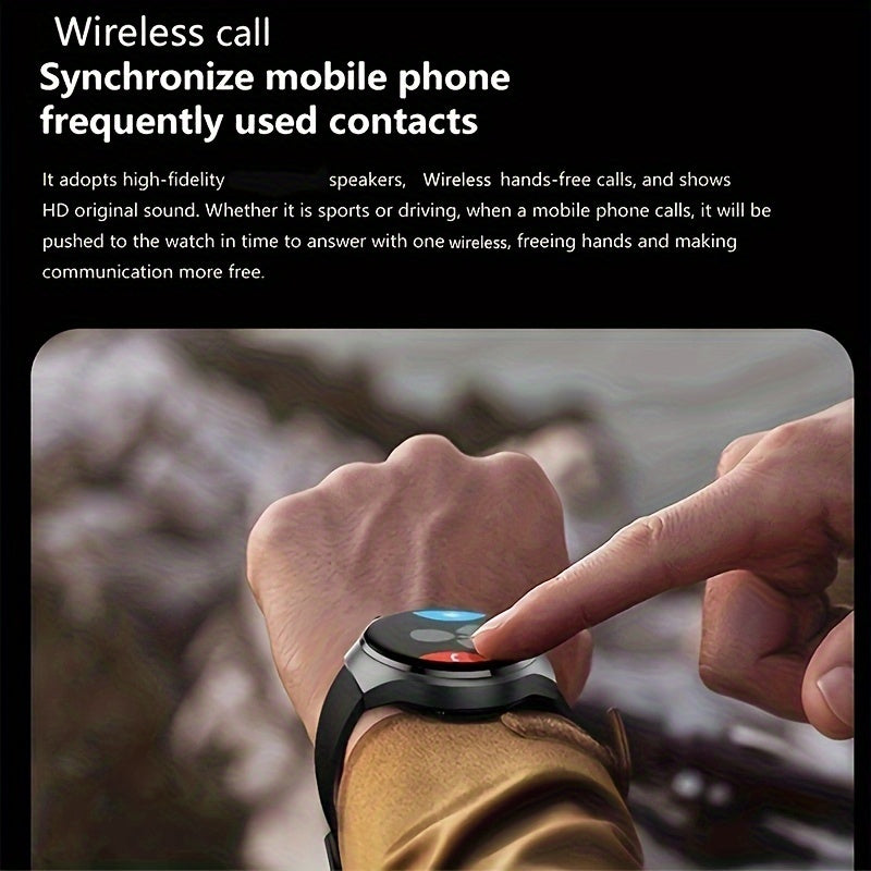 2024 New Men's Smart Watch 4 PRO1.53-inch 360 * 360 AMOLED Wireless Call Multi Sport Mode Smart Watch