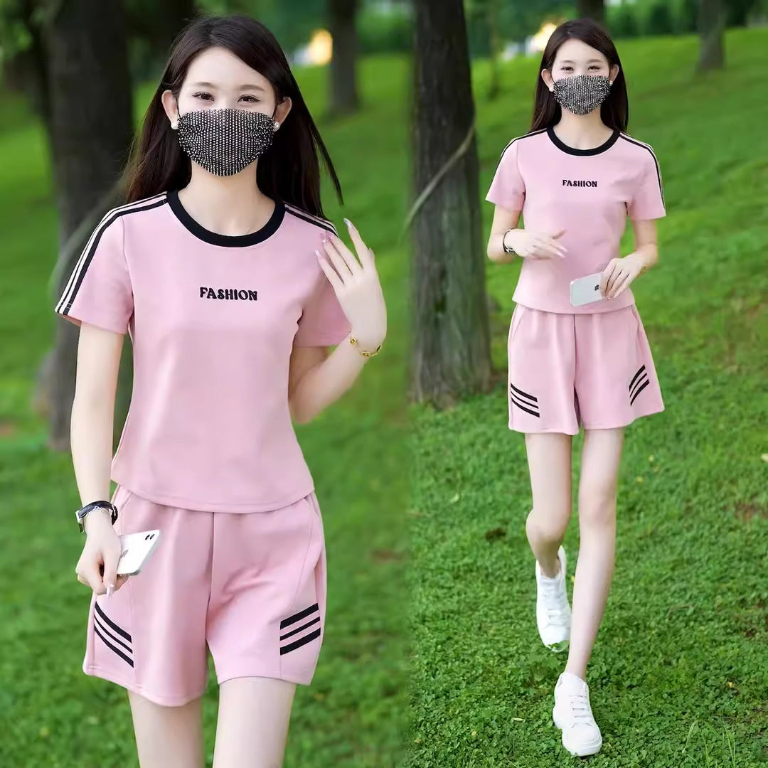 New Summer Womens Sportswear Set For Ladies 