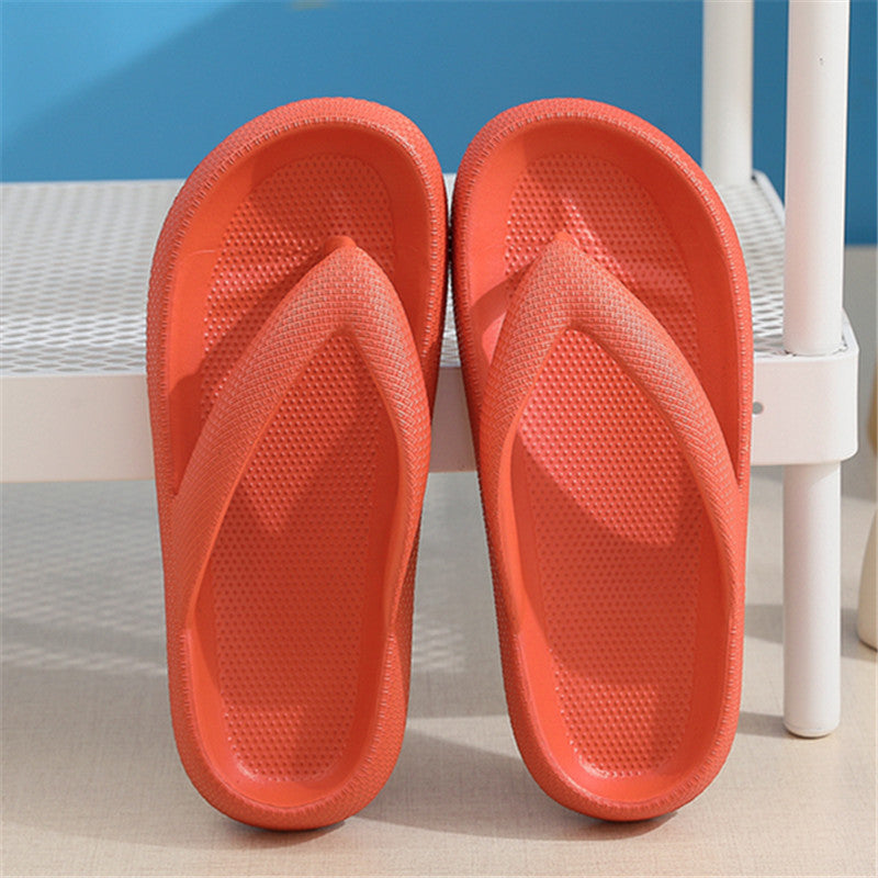 Clip Toe Shoes Eva Non-Slip Slippers Soft Sole Flip Flops Women Thick Bottom Bathroom Slides Summer 