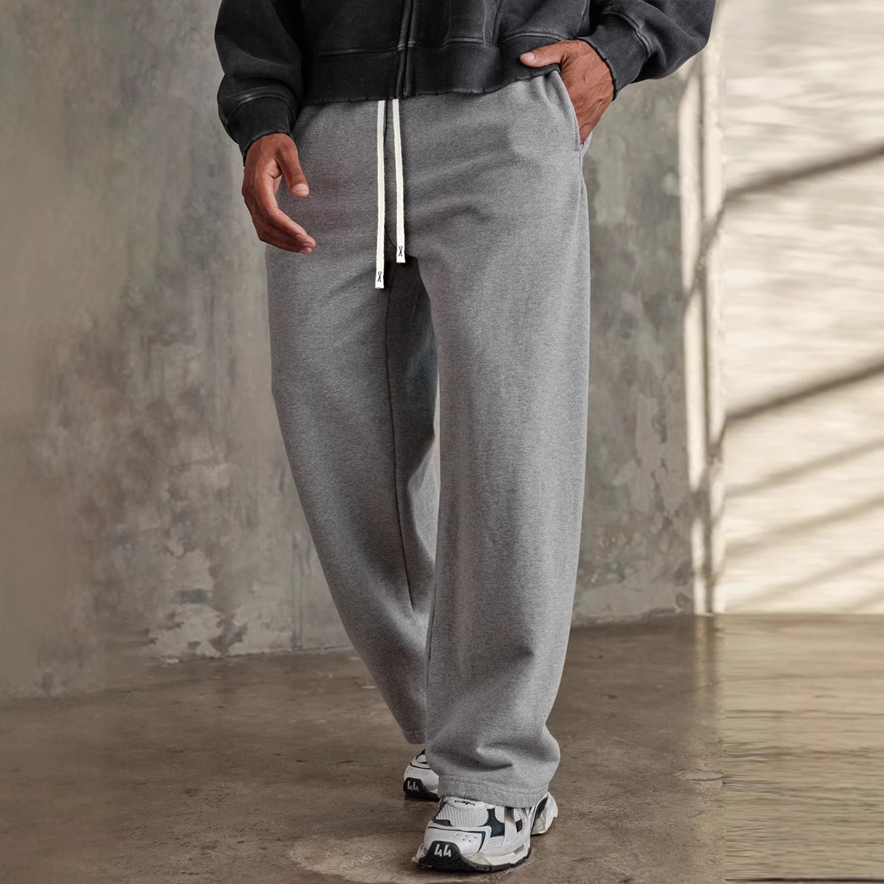 Men's Autumn American High-Street Straight-Leg Pants