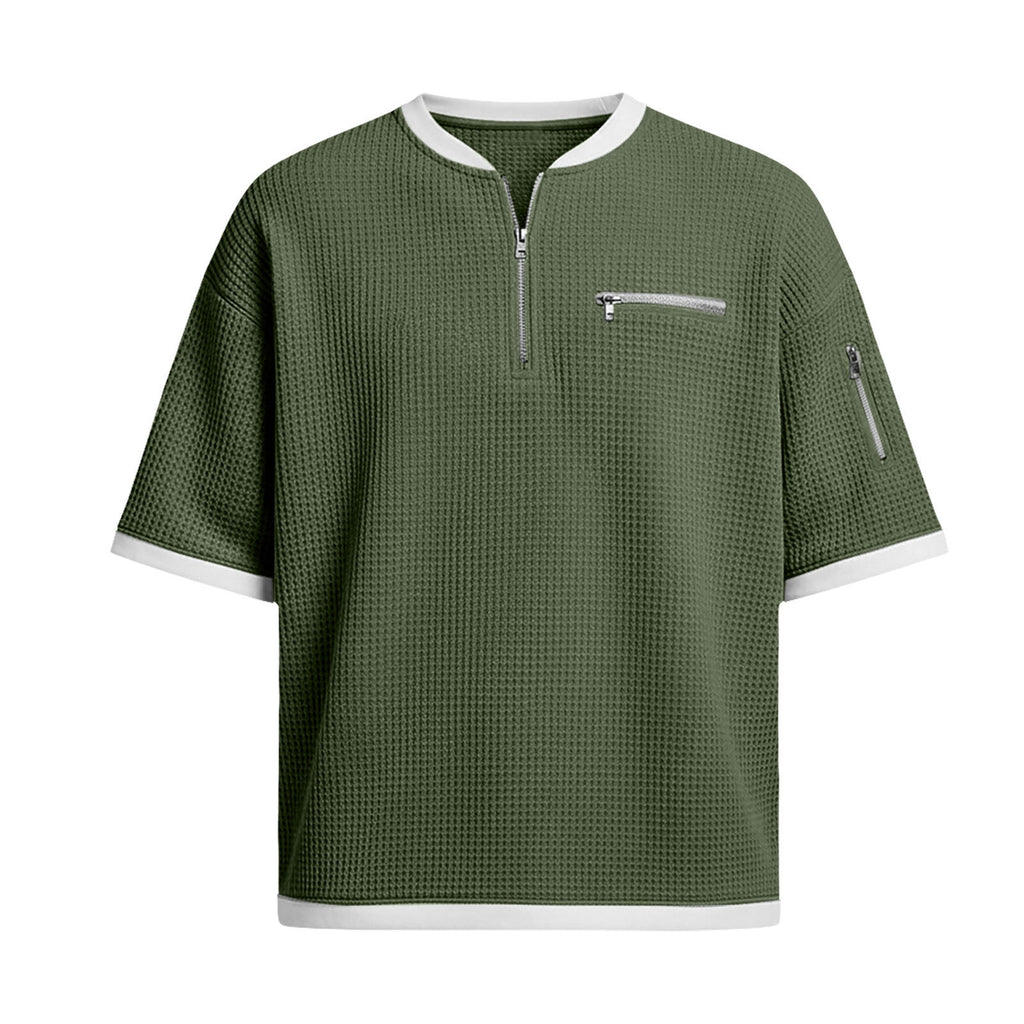 Men's Short-sleeve Polo Shirt Casual And Loose-fitting T-shirt 