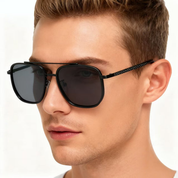 Men's Driving Sunglasses European And American Style Square Frame 