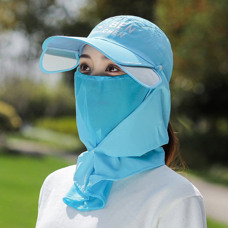 Womens Farming Sun-Protective Tea-Picking Hat