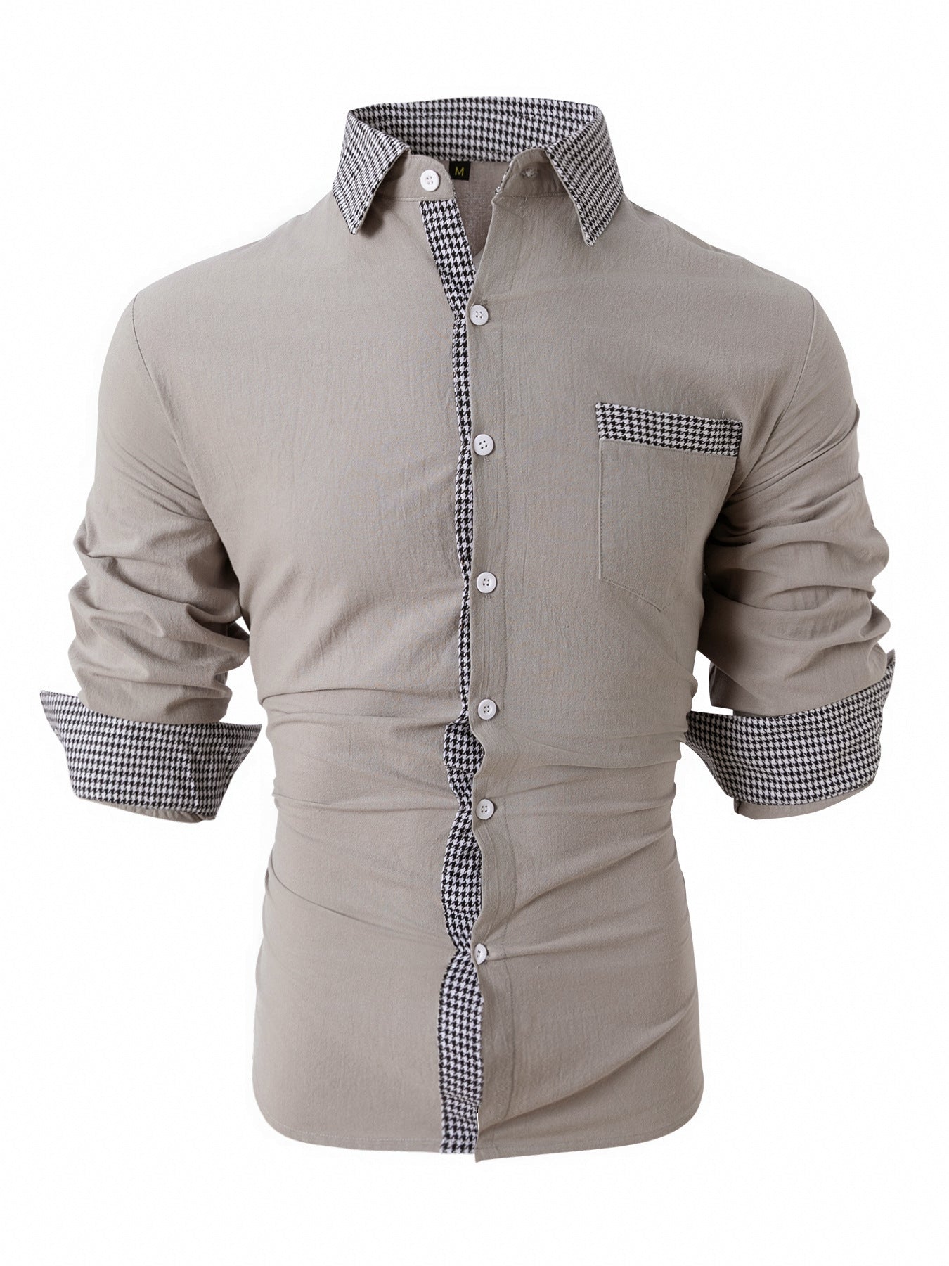 Mens Casual Long-sleeve Shirt 