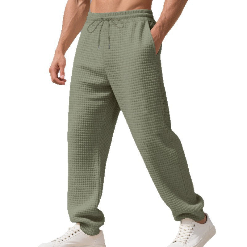 Men's Simple Commuter Casual Straight-Leg Pants 