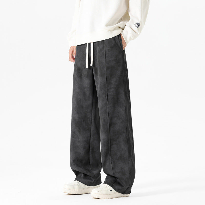 Men's Retro Casual Loose Wide-Leg Pants 