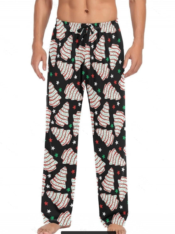 Men's Casual Pants New All-season Wearable Casual Printed Pants Lightweight And Breathable 