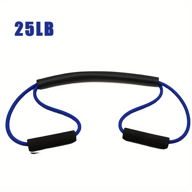 8-Shaped Boxing Tension Belt: Get Fit With Rubber Resistance Band For Men & Women's Outdoor Gym, Karate, Boxing, Yoga & Pilates Training!