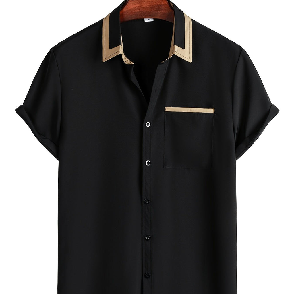 New Lightweight Casual Short-Sleeve Shirt for Men for Spring And Summer.