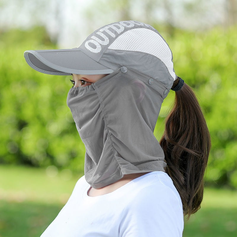 Womens Farming Sun-Protective Tea-Picking Hat